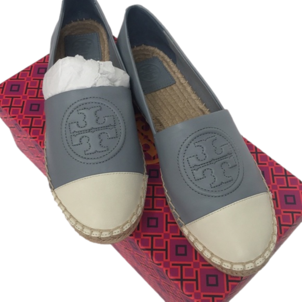 NIB Tory Burch Blue Benton Espadrille